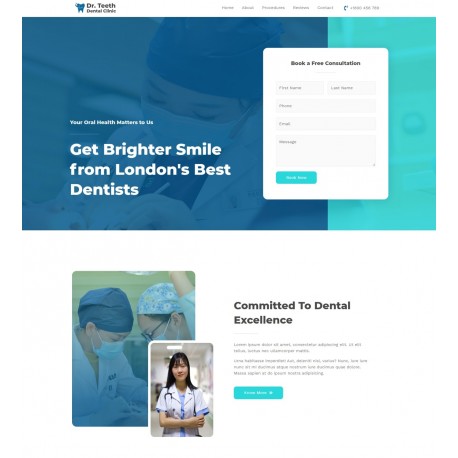 Plantilla Web Dental
