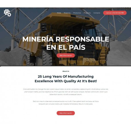 Plantilla Web Mineria