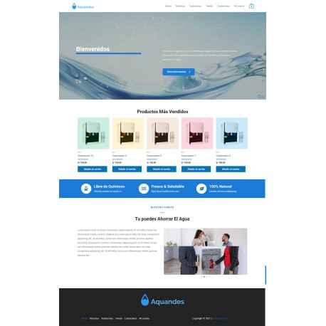 Plantilla Web Plantas